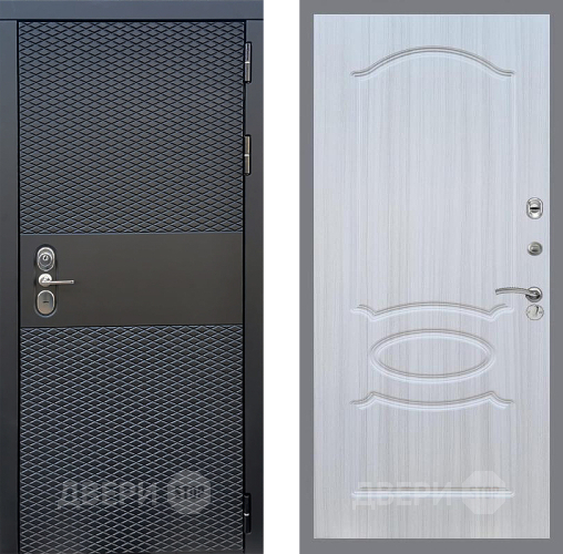 Входная металлическая Дверь Стоп БЛЭК CISA ФЛ-128 Сандал белый в Реутове