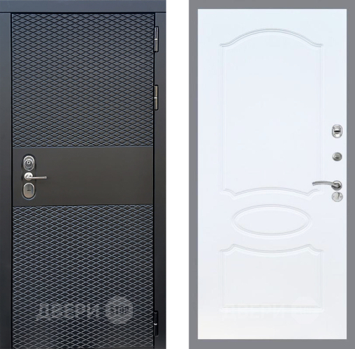 Входная металлическая Дверь Стоп БЛЭК CISA ФЛ-128 Белый ясень в Реутове