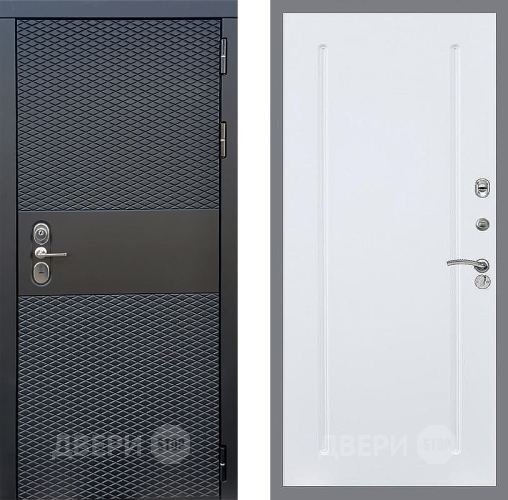 Входная металлическая Дверь Стоп БЛЭК CISA ФЛ-68 Силк Сноу в Реутове