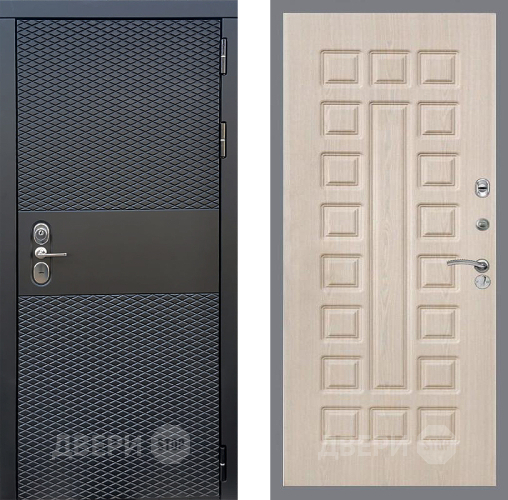 Входная металлическая Дверь Стоп БЛЭК CISA ФЛ-183 Беленый дуб в Реутове