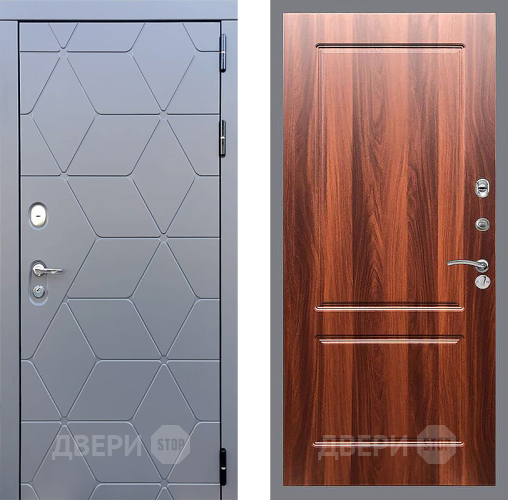 Входная металлическая Дверь Стоп КОСМО ФЛ-117 Итальянский орех в Реутове