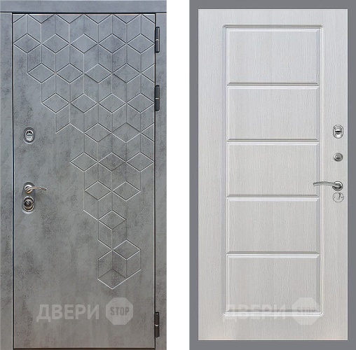 Входная металлическая Дверь Стоп БЕТОН ФЛ-39 Лиственница беж в Реутове