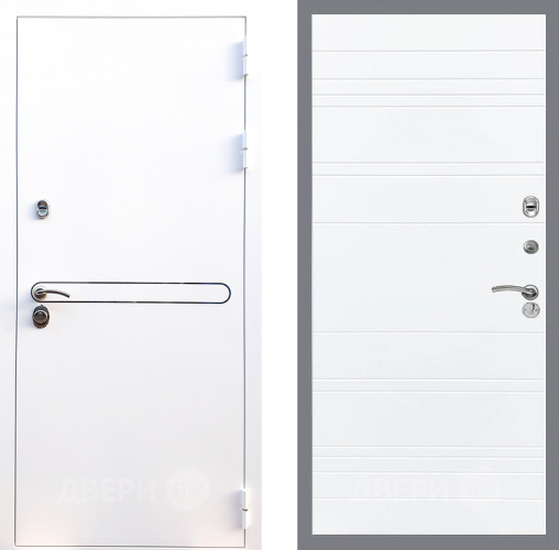 Входная металлическая Дверь Стоп Лайн Вайт Лайн Силк Сноу в Реутове