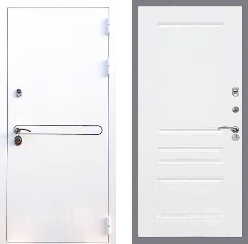 Входная металлическая Дверь Стоп Лайн Вайт ФЛ-243 Силк Сноу в Реутове