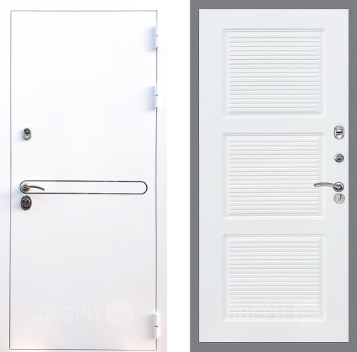 Входная металлическая Дверь Стоп Лайн Вайт ФЛ-1 Силк Сноу в Реутове