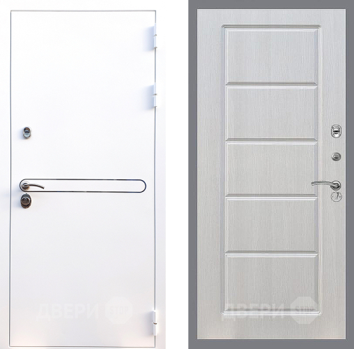 Входная металлическая Дверь Стоп Лайн Вайт ФЛ-39 Лиственница беж в Реутове