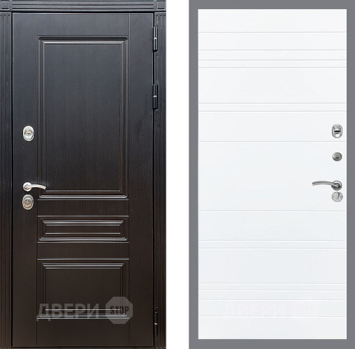 Входная металлическая Дверь Стоп МЕГАПОЛИС Лайн Силк Сноу в Реутове