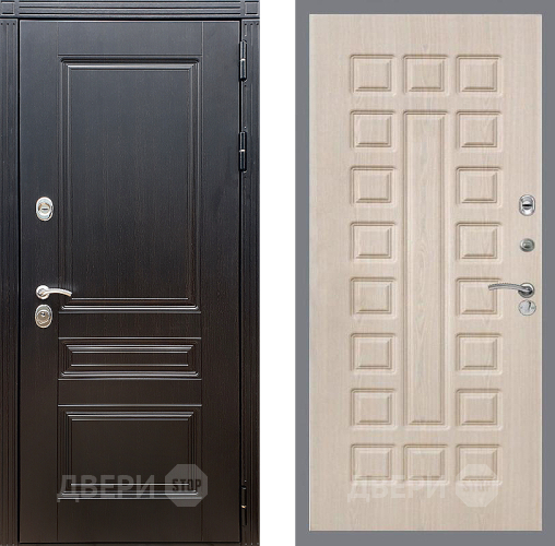 Входная металлическая Дверь Стоп МЕГАПОЛИС ФЛ-183 Беленый дуб в Реутове