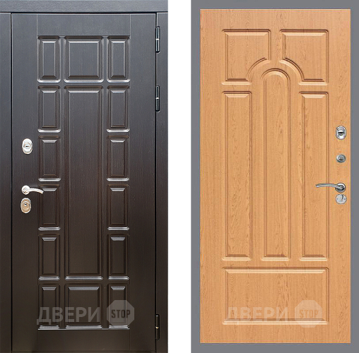 Входная металлическая Дверь Стоп НЬЮ ЙОРК ФЛ-58 Дуб в Реутове