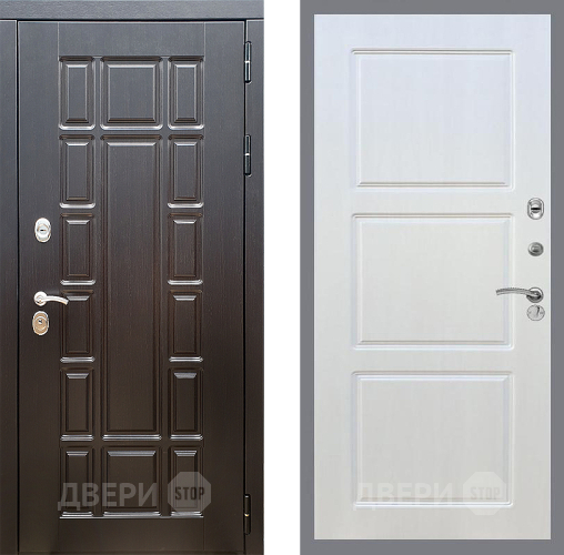 Входная металлическая Дверь Стоп НЬЮ ЙОРК ФЛ-3 Лиственница беж в Реутове