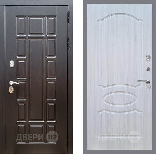 Входная металлическая Дверь Стоп НЬЮ ЙОРК ФЛ-128 Сандал белый в Реутове