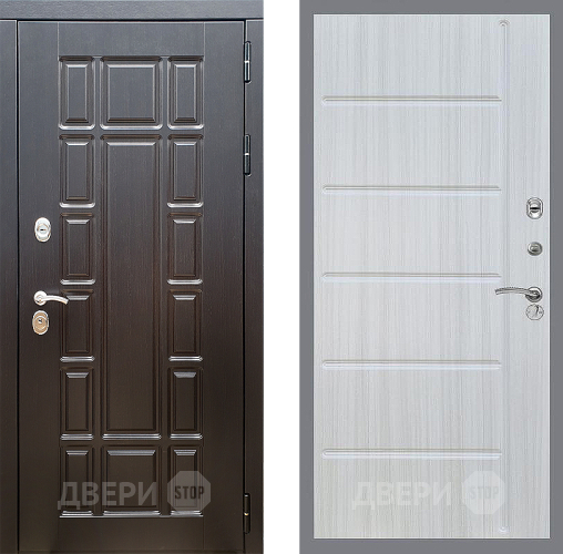 Входная металлическая Дверь Стоп НЬЮ ЙОРК ФЛ-102 Сандал белый в Реутове