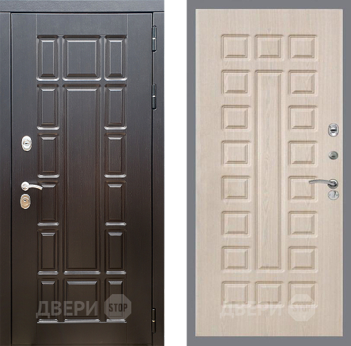 Входная металлическая Дверь Стоп НЬЮ ЙОРК ФЛ-183 Беленый дуб в Реутове