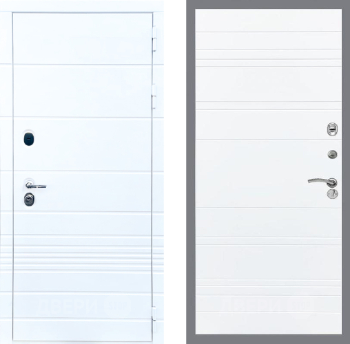 Входная металлическая Дверь Стоп ТРЕНДО Лайн Силк Сноу в Реутове
