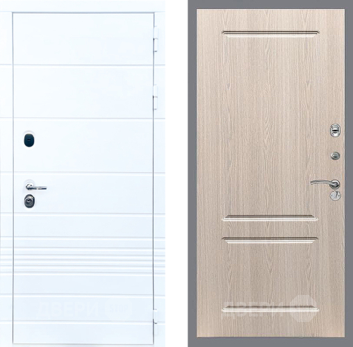 Дверь Стоп ТРЕНДО ФЛ-117 Беленый дуб в Реутове