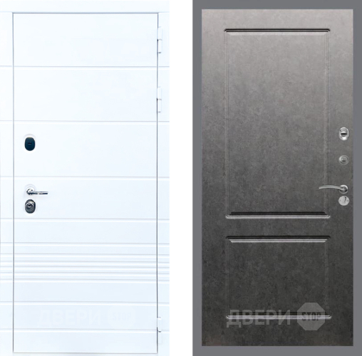 Входная металлическая Дверь Стоп ТРЕНДО ФЛ-117 Штукатурка графит в Реутове