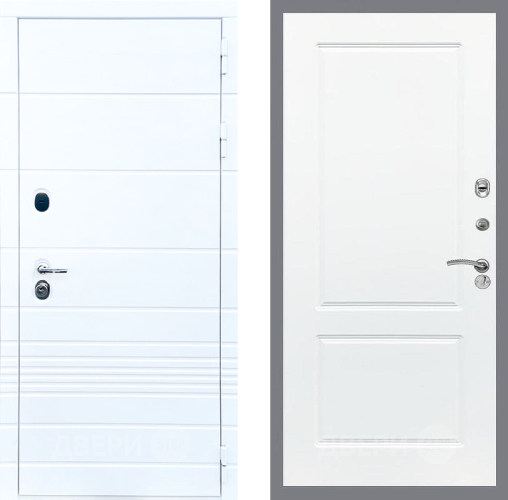 Входная металлическая Дверь Стоп ТРЕНДО ФЛ-117 Силк Сноу в Реутове