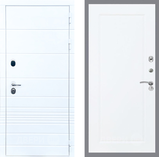 Входная металлическая Дверь Стоп ТРЕНДО ФЛ-119 Силк Сноу в Реутове