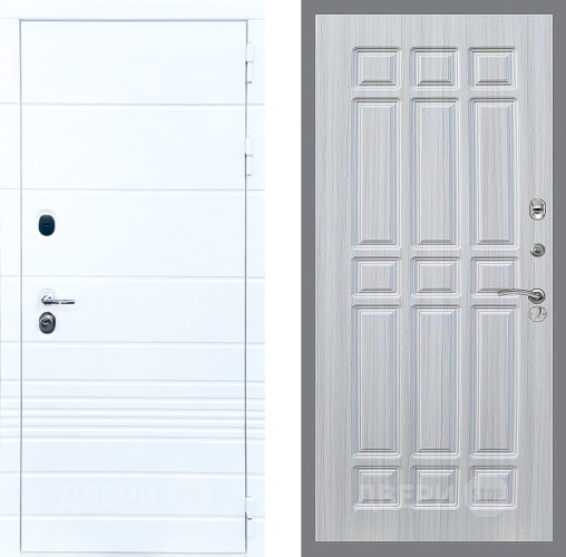 Входная металлическая Дверь Стоп ТРЕНДО ФЛ-33 Сандал белый в Реутове