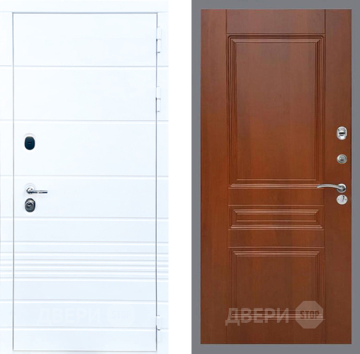 Входная металлическая Дверь Стоп ТРЕНДО ФЛ-243 Итальянский орех в Реутове