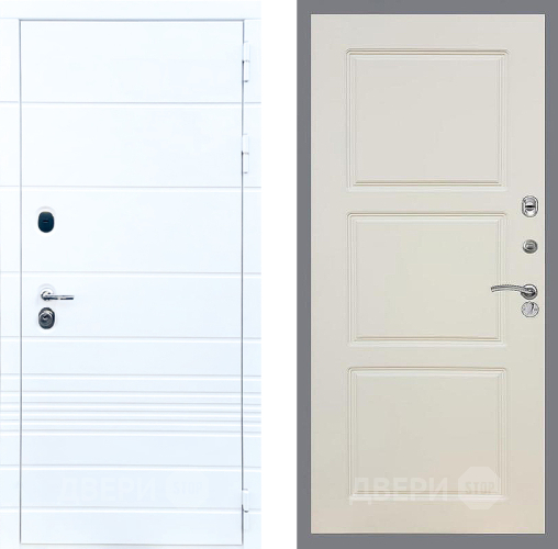 Входная металлическая Дверь Стоп ТРЕНДО ФЛ-3 Шампань в Реутове