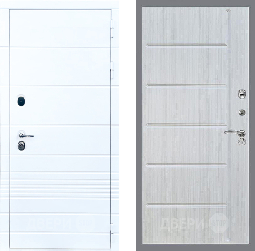 Входная металлическая Дверь Стоп ТРЕНДО ФЛ-102 Сандал белый в Реутове