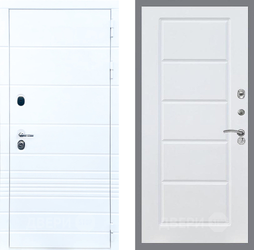 Дверь Стоп ТРЕНДО ФЛ-39 Силк Сноу в Реутове