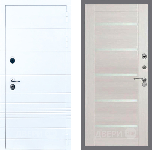 Входная металлическая Дверь Стоп ТРЕНДО СБ-14 Лиственница беж в Реутове
