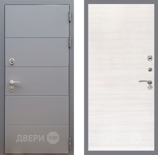 Дверь Стоп АРТ ГРАФИТ Гладкая Акация светлая в Реутове