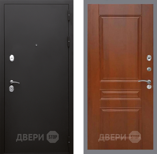 Входная металлическая Дверь Стоп КЛАССИК Шагрень ФЛ-243 Итальянский орех в Реутове
