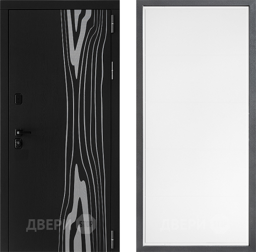 Входная металлическая Дверь Дверной континент ДК-12 ФЛ-649 Белый софт в Реутове