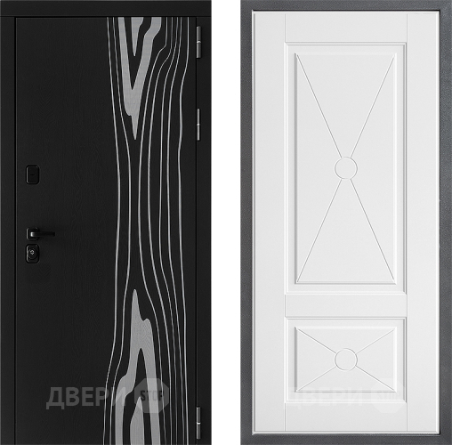 Входная металлическая Дверь Дверной континент ДК-12 ФЛ-617 Софт милк в Реутове