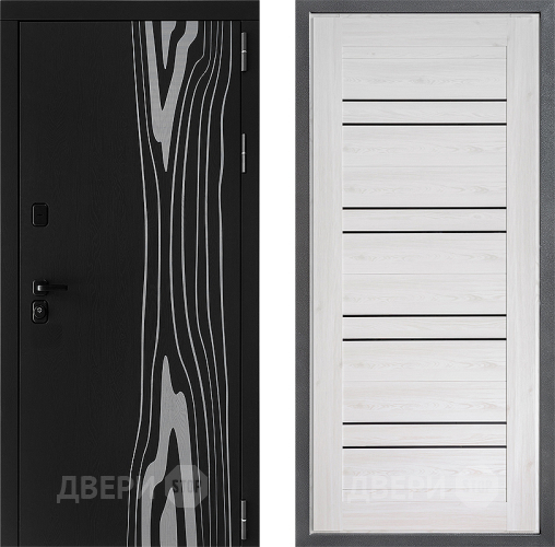 Входная металлическая Дверь Дверной континент ДК-12 ФЛ-49 Сосна белая в Реутове