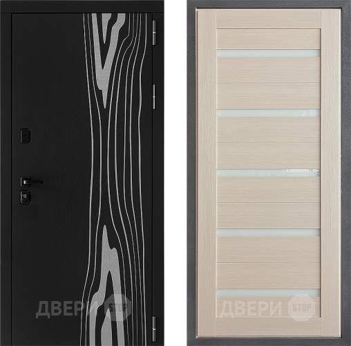 Входная металлическая Дверь Дверной континент ДК-12 ФЛ-47 Лиственница белая в Реутове