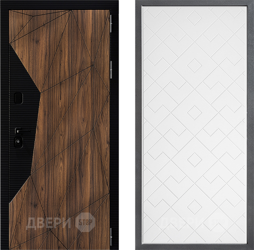 Дверь Дверной континент ДК-11 ФЛ-Тиффани Белый софт в Реутове