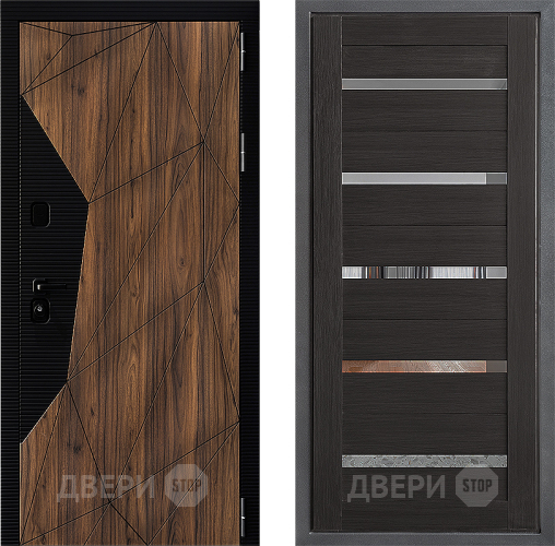 Входная металлическая Дверь Дверной континент ДК-11 ФЛ-47 Венге в Реутове