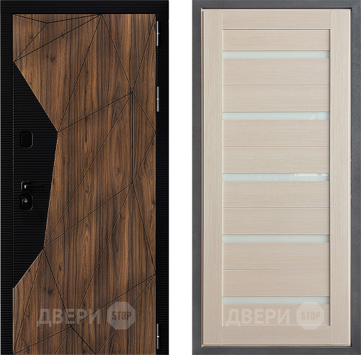 Входная металлическая Дверь Дверной континент ДК-11 ФЛ-47 Лиственница белая в Реутове