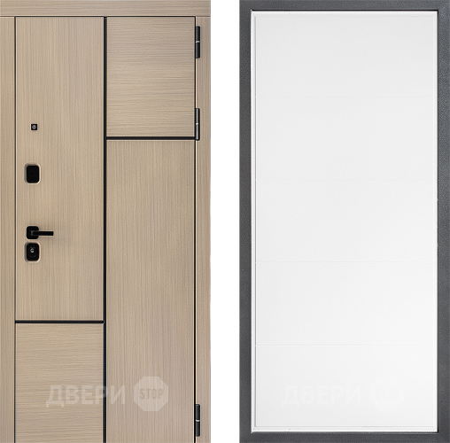 Входная металлическая Дверь Дверной континент ДК-14 ФЛ-649 Белый софт в Реутове