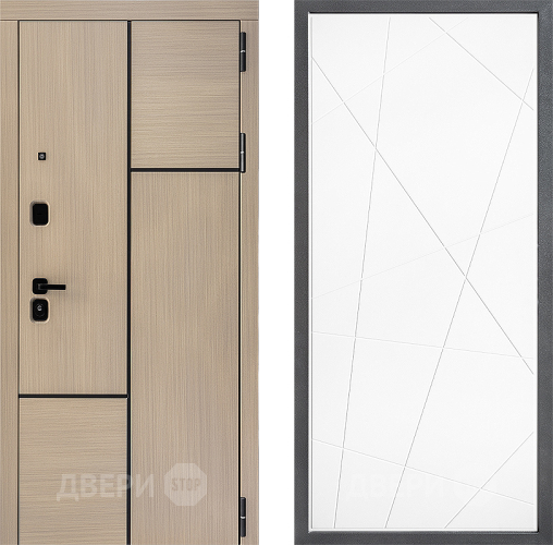 Входная металлическая Дверь Дверной континент ДК-14 ФЛ-655 Белый софт в Реутове