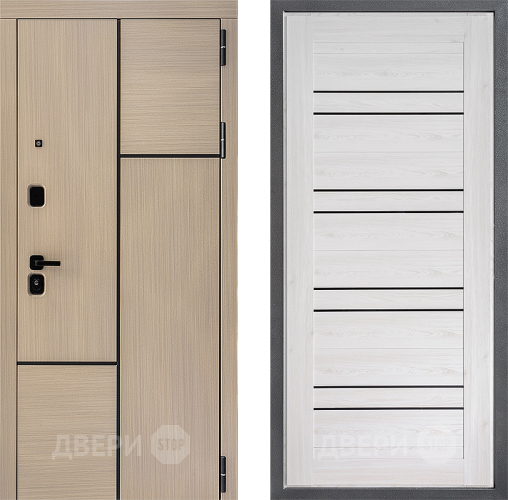 Входная металлическая Дверь Дверной континент ДК-14 ФЛ-49 Сосна белая в Реутове