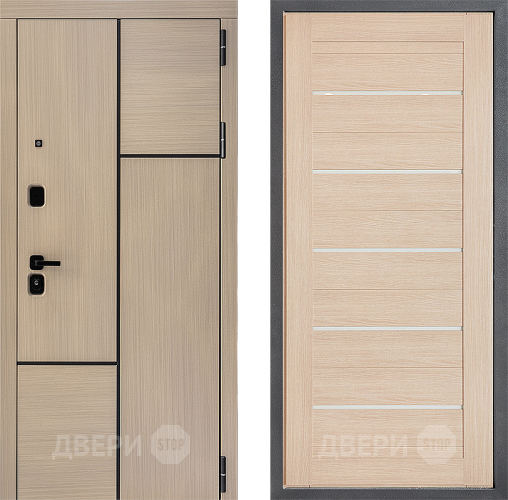 Входная металлическая Дверь Дверной континент ДК-14 ФЛ-46 Капучино в Реутове