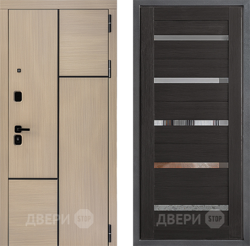 Входная металлическая Дверь Дверной континент ДК-14 ФЛ-47 Венге в Реутове