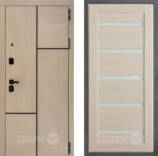 Входная металлическая Дверь Дверной континент ДК-14 ФЛ-47 Капучино в Реутове