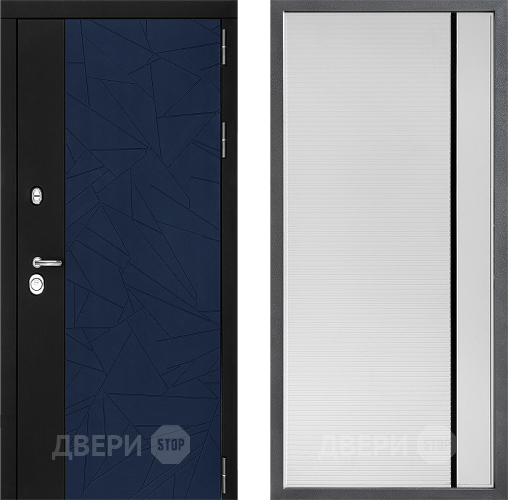 Дверь Дверной континент ДК-9 ФЛ-757 Черное Стекло Софт милк в Реутове