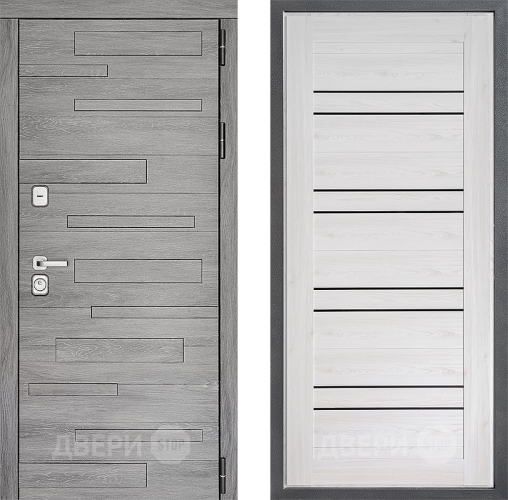 Входная металлическая Дверь Дверной континент ДК-10 ФЛ-49 Сосна белая в Реутове