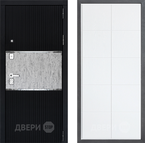 Входная металлическая Дверь Дверной континент ДК-13 ФЛ-Кватро Белое дерево в Реутове
