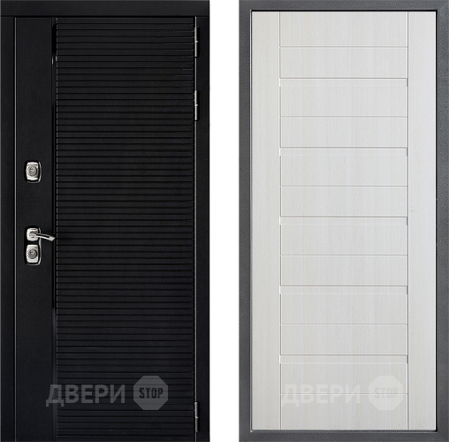 Входная металлическая Дверь Дверной континент ДК-1 ФЛ-70 Лиственница белая в Реутове