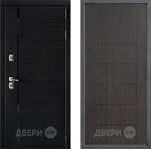 Входная металлическая Дверь Дверной континент ДК-1 ФЛ-Лайн Венге в Реутове