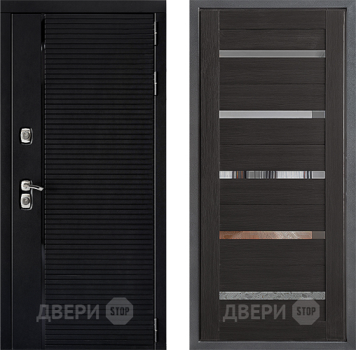 Входная металлическая Дверь Дверной континент ДК-1 ФЛ-47 Венге в Реутове