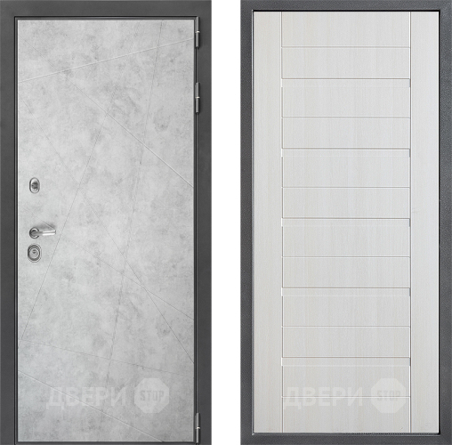 Входная металлическая Дверь Дверной континент ДК-3/743 ФЛ-70 Лиственница белая в Реутове